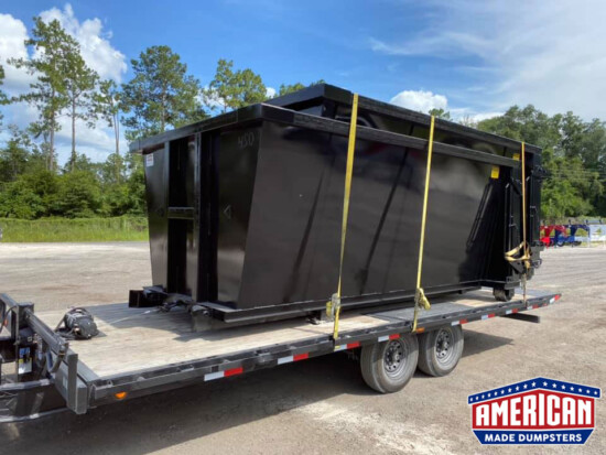 Texas Pride Style 12 Yard Dumpsters - American Made Dumpsters