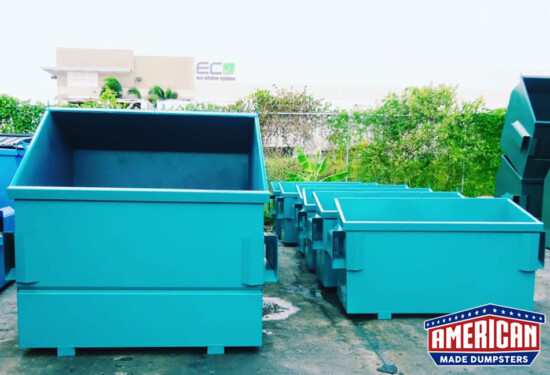 Front Load Business Dumpsters - American Made Dumpsters