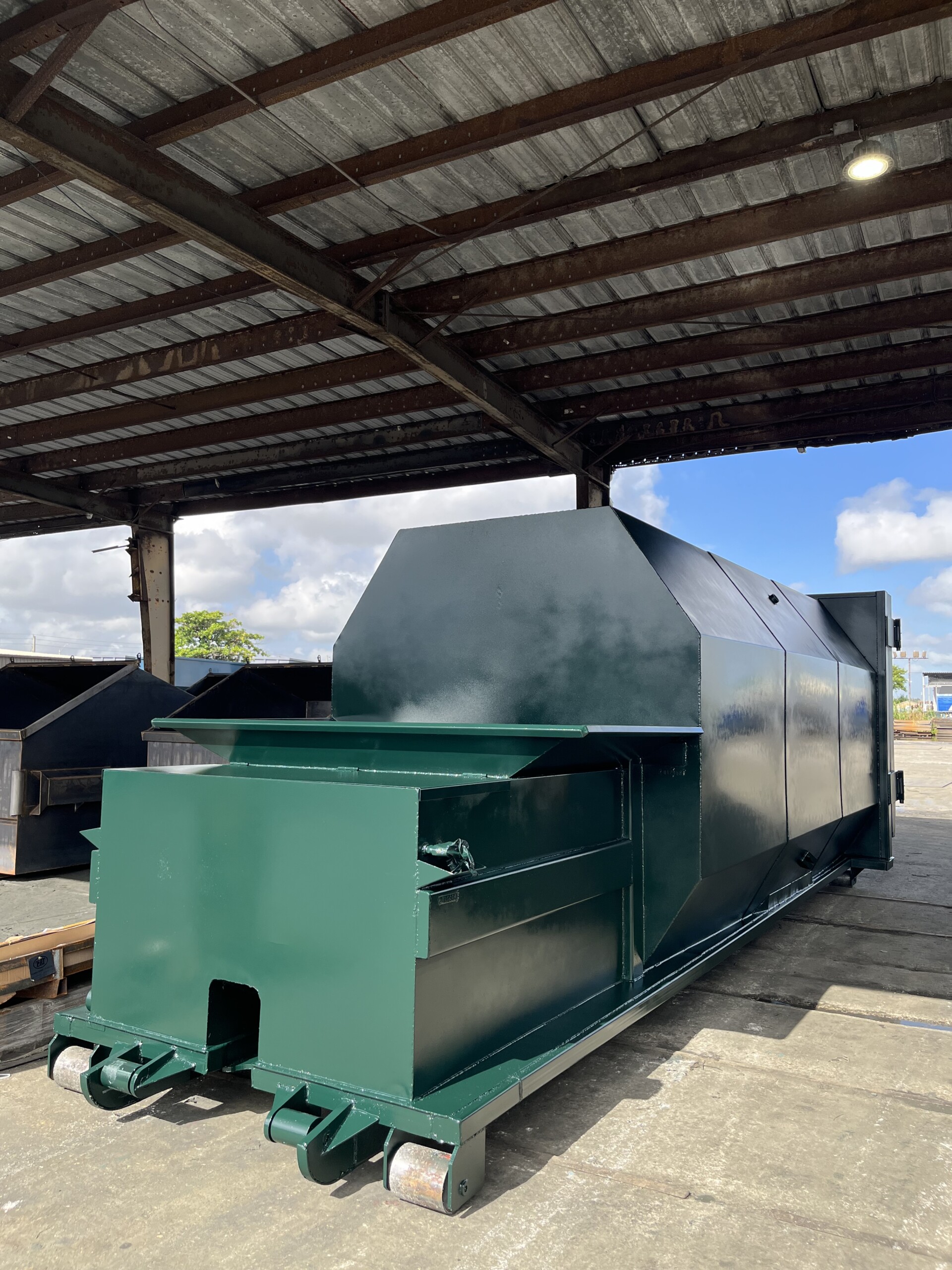 36 Yard Self-contained Compactor For Sale | American Made Dumpsters