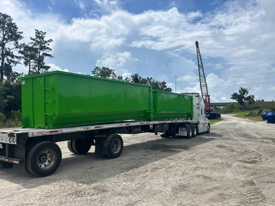 30 yard Iron Bull bath tub dumpster for sale