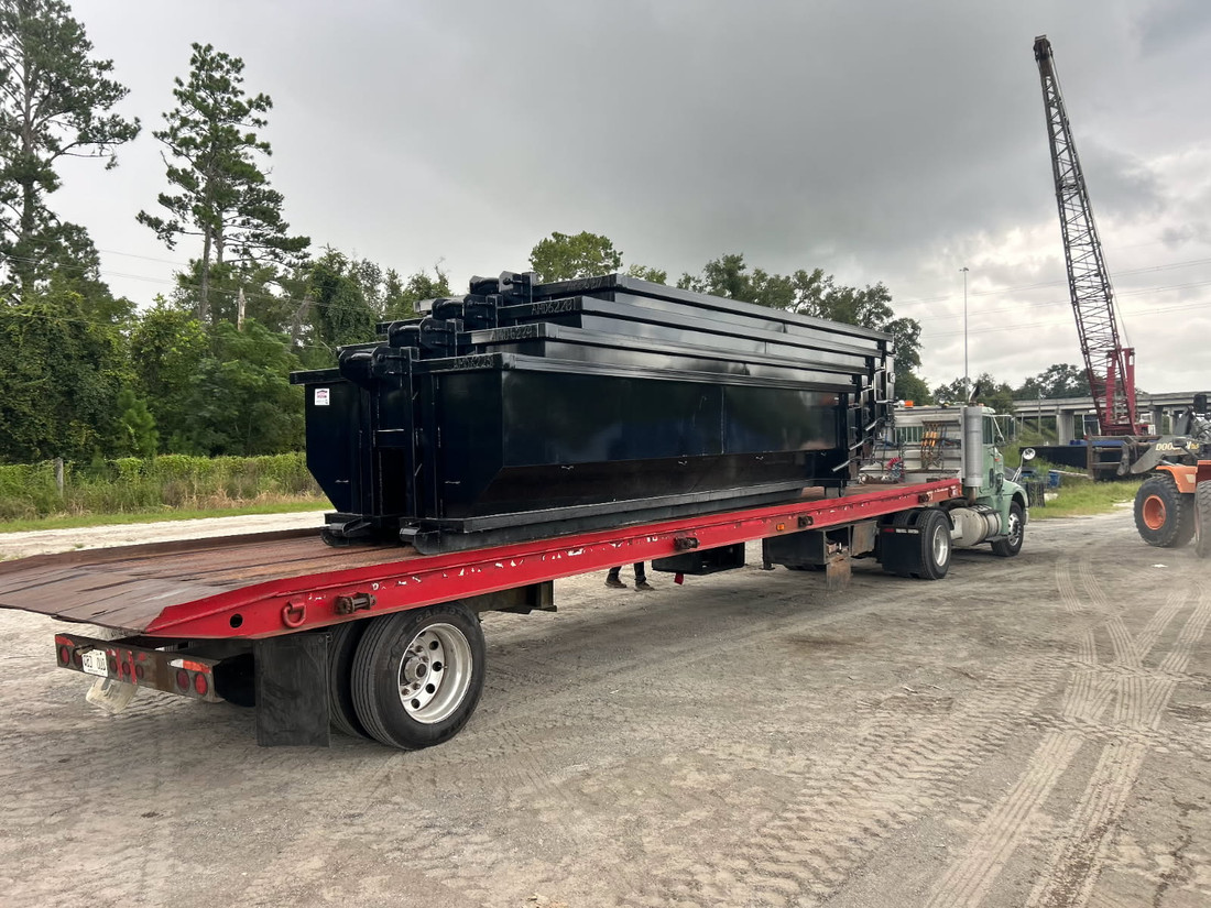 54in hook dumpster 20 yard bath tub dumpster for sale